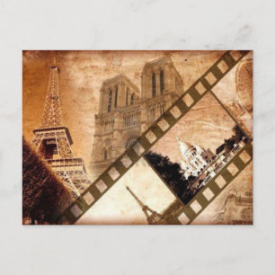 Carte postale Paris vintage