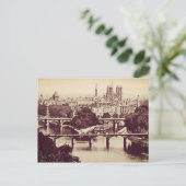 Carte Postale Paris Vintage (Debout devant)