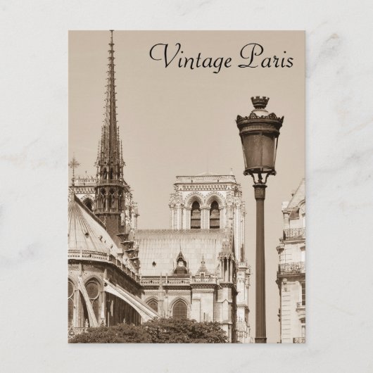 Carte Postale Paris vintage (Devant)