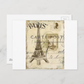 Carte Postale Paris Vintage (Devant / Derrière)