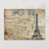 Carte Postale Paris vintage (Devant)