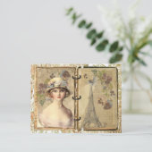 Carte Postale Paris vintage (Debout devant)