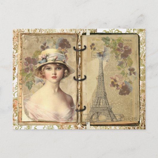 Carte Postale Paris vintage (Devant)