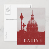 Carte Postale Paris vintage (Devant / Derrière)