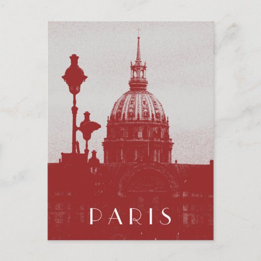 Carte Postale Paris vintage (Devant)