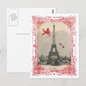Carte postale Paris Vintage Cupid (Devant / Derrière)