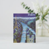 Carte Postale Paris vintage, France - (Debout devant)