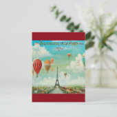 Carte postale Paris Voyage vintage (Debout devant)