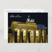 Carte Postale pariser de brandenburg (Devant / Derrière)