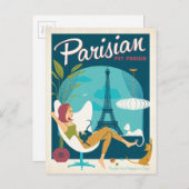 Carte Postale Parisian Pet Parlor (Devant / Derrière)