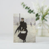 Carte Postale Parisienne sur la place de la Concorde (Debout devant)