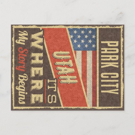 Carte Postale Park City Utah (Devant)