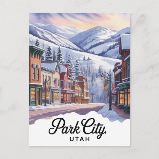 Carte Postale Park City Utah (Devant)