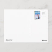 Carte Postale Park city Utah affiche de voyage de ski (Dos)