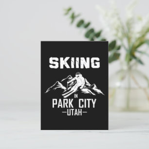 Carte Postale Park City Utah ski