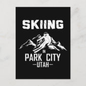 Carte Postale Park City Utah ski (Devant)
