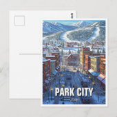 Carte Postale Park City Utah Travel (Devant / Derrière)