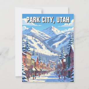 Carte Postale Park City Utah Travel
