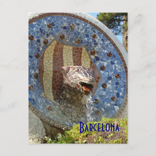 Carte Postale Park Guell (Devant)