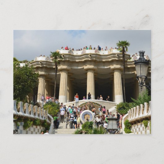 Carte postale Park Guell (Devant)