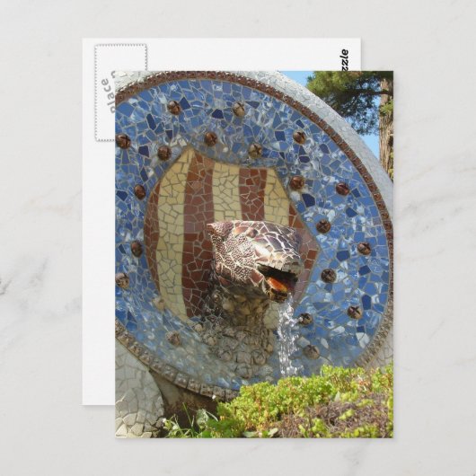 Carte Postale Park Guell (Devant / Derrière)