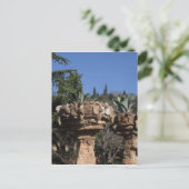 Carte Postale Park Güell, Barcelone (Debout devant)