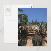 Carte Postale Park Güell, Barcelone (Devant / Derrière)