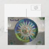 Carte Postale Park Güell - Customisé (Devant / Derrière)