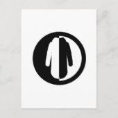 Carte Postale Parka Power est un motif rétro-moderne cool (Devant)