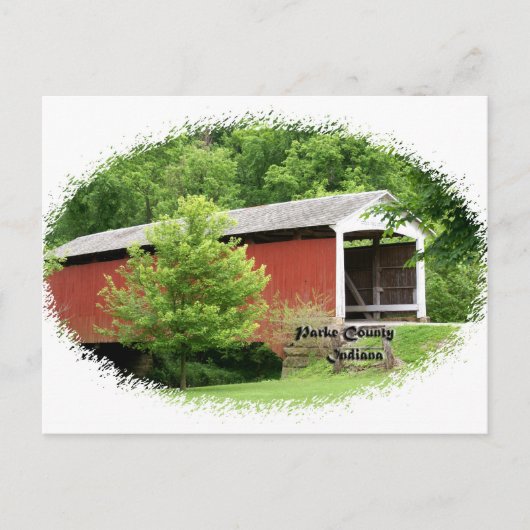 Carte Postale Parke County Indiana (Devant)