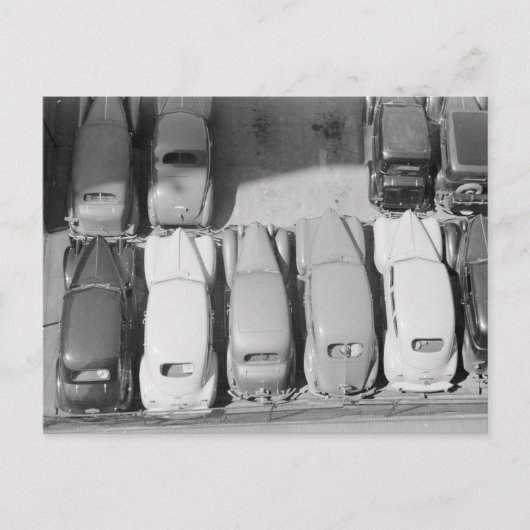 Carte Postale Parking, 1940 (Devant)