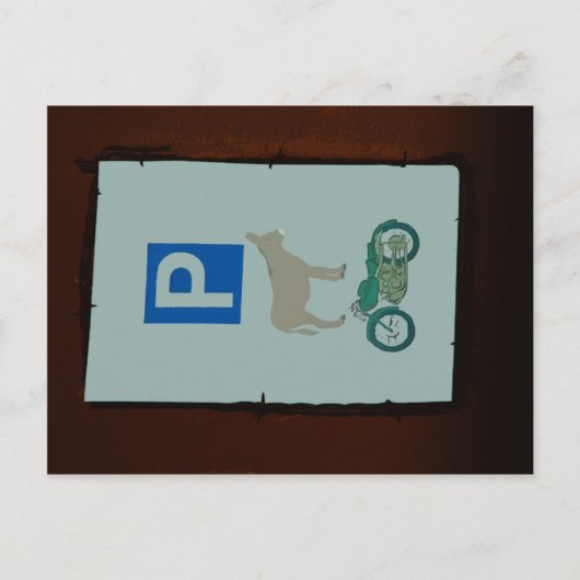 Carte Postale Parking aux Guitares TransPecos - Alpine, TX (Devant)