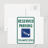 Carte Postale Parking des trompettes (Devant / Derrière)