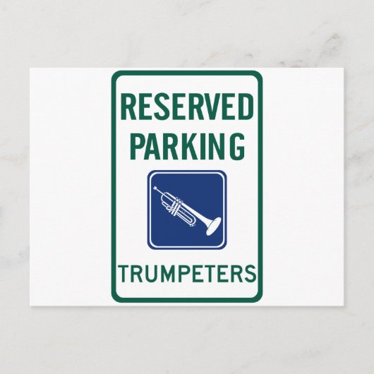 Carte Postale Parking des trompettes (Devant)