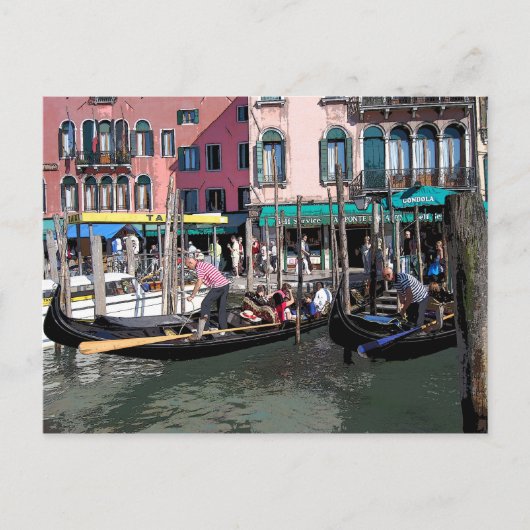 Carte Postale Parking Gondola (Devant)