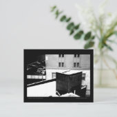 Carte Postale Parking sur le toit Paysage urbain d'hiver (Debout devant)