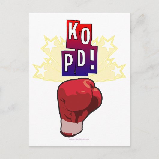 Carte Postale Parkinsons Maladie Knockout (Devant)