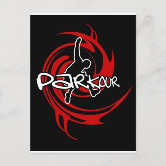 Carte Postale parkour (Devant)
