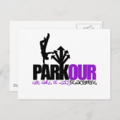 Carte Postale Parkour (Devant / Derrière)
