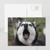 Carte Postale parlant (Devant / Derrière)