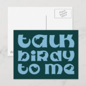 Carte Postale Parle Birdy à moi (Devant / Derrière)