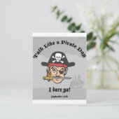 Carte Postale Parle comme une journée de pirates ! (Debout devant)