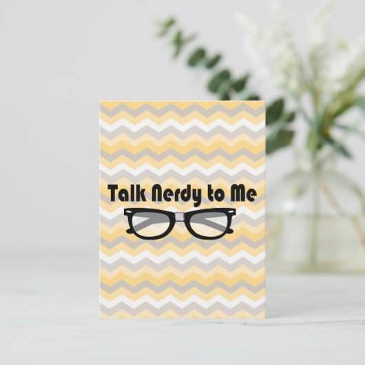 Carte Postale Parle Nerdy (Debout devant)