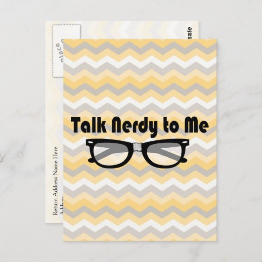 Carte Postale Parle Nerdy (Devant / Derrière)