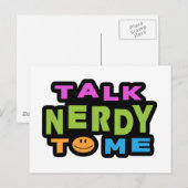 Carte Postale Parle Nerdy (Devant / Derrière)