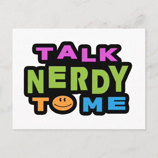 Carte Postale Parle Nerdy (Devant)