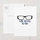 Carte Postale Parle Nerdy (Devant / Derrière)