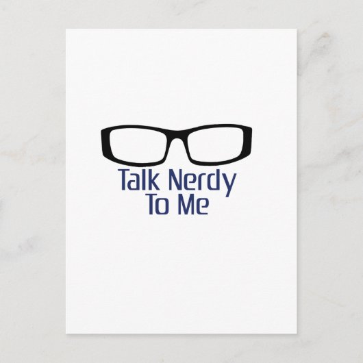 Carte Postale Parle Nerdy (Devant)