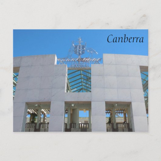 Carte Postale Parlement d'Australie, Canberra. (Devant)