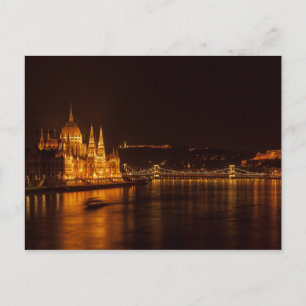 Carte postale Parlement de Budapest, Hongrie